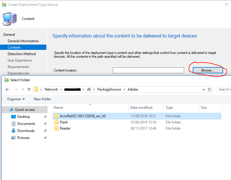 SCCM---Create-Application---Deployment-Type--Content-Location