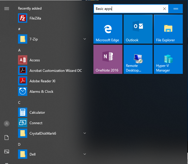 Windows 10 Start Menu Custom 