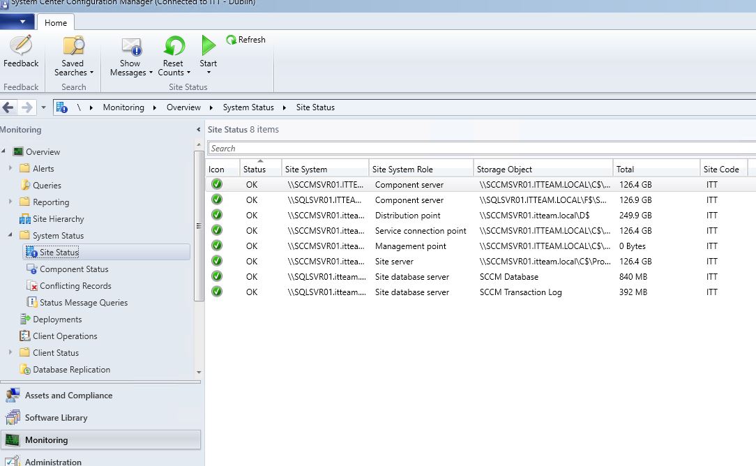 SCCM_Site_Status