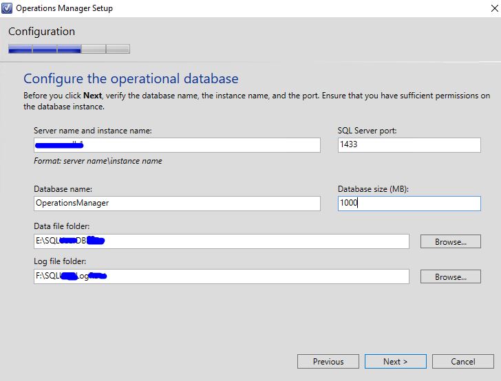 SCOM_Configure_Operational_DB