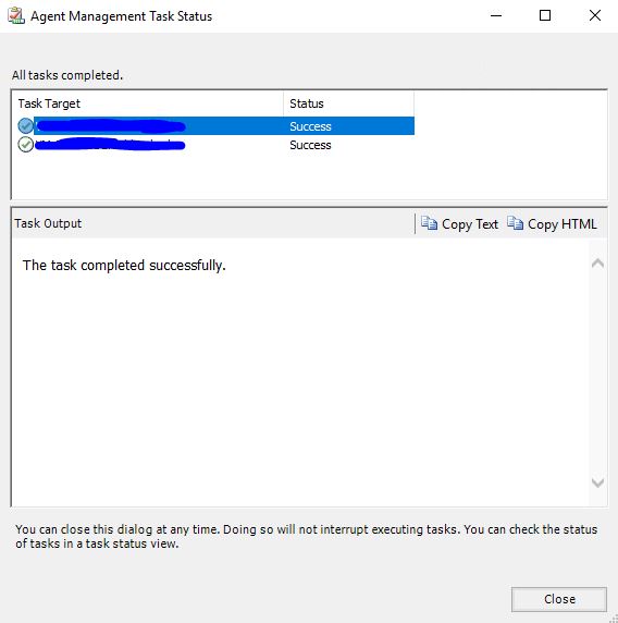 SCOM_Discovery_install_agent_success