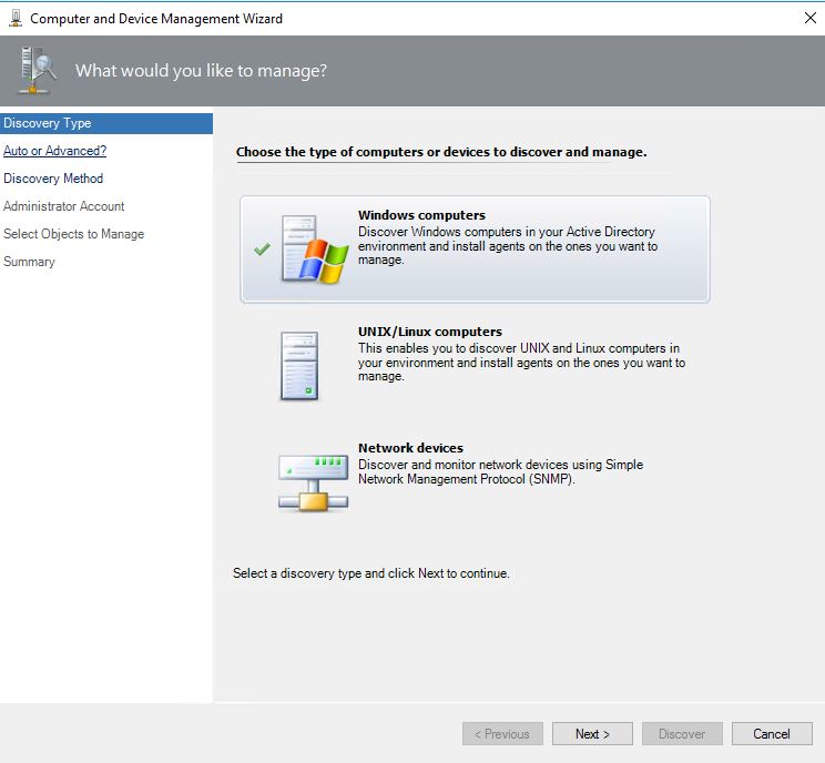 SCOM_Discovery_windows_computers