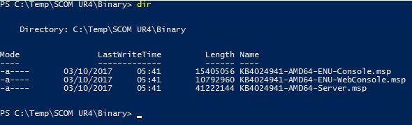 SCOM_UR_PowerShell installation