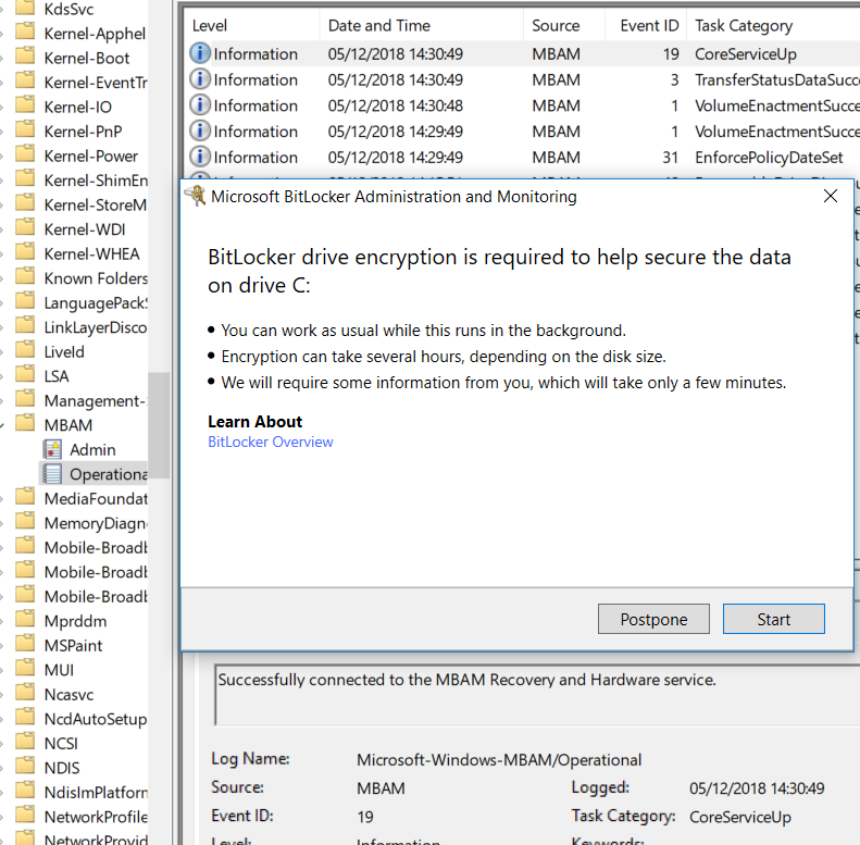 mbam-bitlocker-start and logs