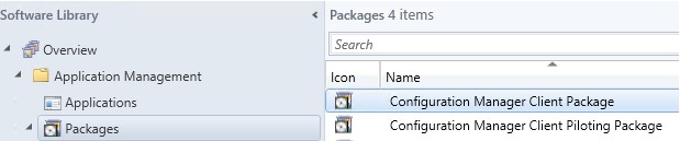 SCCM-client-update-package