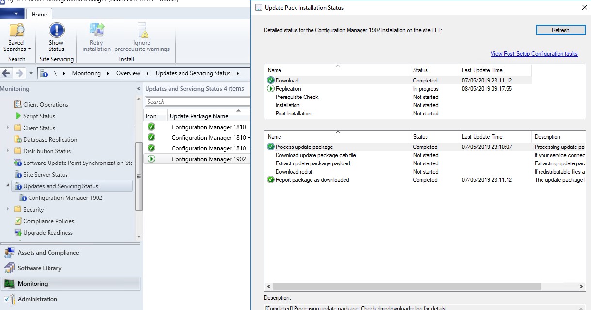 /SCCM-prerequisite-check-status