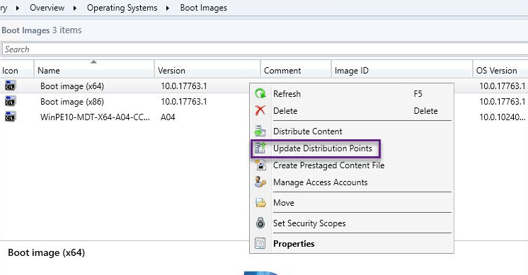 sccm-update-boot-image