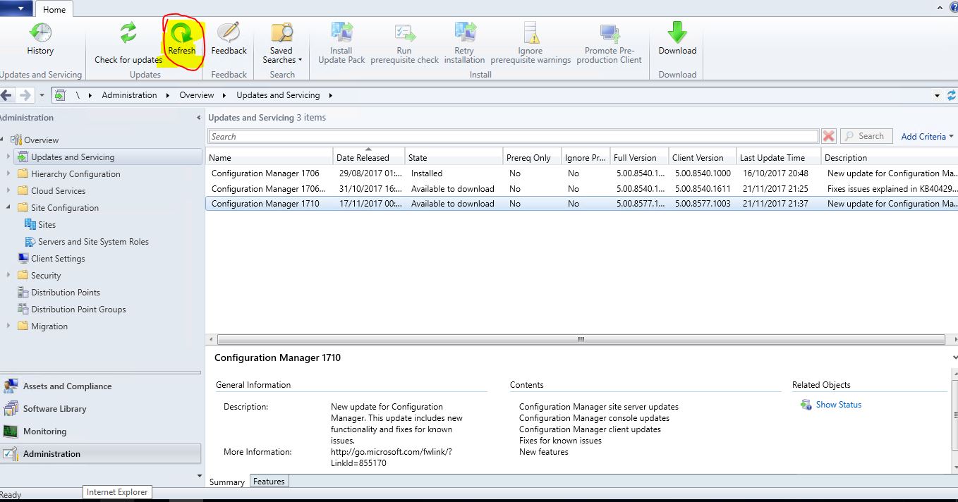 SCCM_Upgrade_1710